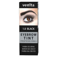 Venita Henna Color szemöldök-szempilla festék por+emulzió fekete hajfesték, színező
