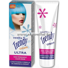 Venita Trendy Ultra Cream 35 Azure Blue hajszínező krém 75ml + 2x15ml hajfesték, színező