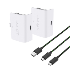 VENOM XBOX Series S/X &amp; One Kiegészítő 2db akkumulátor + 3m Töltő kábel Fehér, VS2872 videójáték kiegészítő