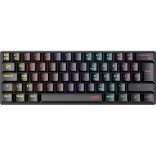 VENTARIS Lissgard RGB Red Switch Mechanical Gamer Keyboard Black HU billentyűzet