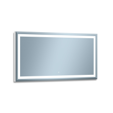 Venti Willa tükör 120x60 cm négyszögletes világítással ezüst 5907722357984 fürdőszoba kiegészítő