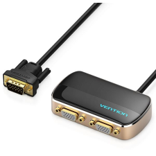 Vention 1 In 2 Out VGA Splitter 1m Black kábel és adapter