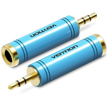Vention 3,5 mm-es jack (M) - 6,3 mm (F) adapter kék kábel és adapter