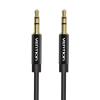 Vention 3.5mm audió kábel 2m Vention BAGBH Fekete Fémszínű