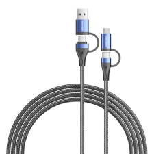 Vention 4in1 USB kábel 2m fekete (CTLLH) (CTLLH) kábel és adapter