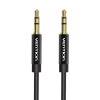 Vention audiokábel 3.5mm 1,5m metál fekete (BAGBG) (BAGBG)