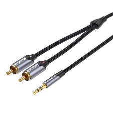 Vention Cable Audio 2xRCA to 3.5mm Vention BCNBK 8m (grey) kábel és adapter