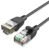 Vention CAT6a UTP Patch Cord Cable, 5m, fekete/sárga (IBIBJ)