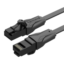 Vention Cat.6 UTP lapos hálózati kábel 1m fekete (IBABF) (IBABF) kábel és adapter