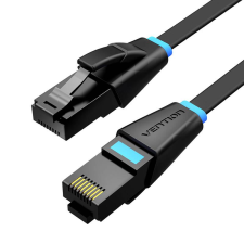 Vention Cat.6 UTP lapos hálózati kábel 25m fekete (IBJBS) (IBJBS) kábel és adapter