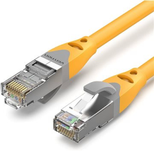 Vention Cat.6A SFTP patch kábel 0,5M sárga kábel és adapter