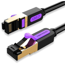 Vention Cat.7 javító kábel 10m fekete kábel és adapter