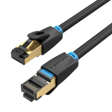 Vention Cat.8 SFTP hálózati kábel 0,5m fekete (IKABD) (IKABD) kábel és adapter