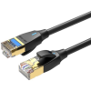 Vention Cat.8 SFTP Patch Cable Slim, 2m, fekete (IKIBH)