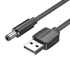 Vention CEYBF tápkábel Fekete 1 M USB A DC 5.5mm (CEYBF) kábel és adapter