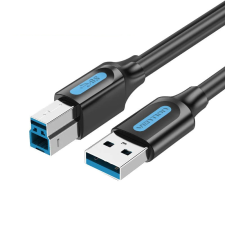 Vention COOBH USB-A apa - USB-B apa 3.0 Nyomtató kábel - Fekete (2m) (COOBH) kábel és adapter