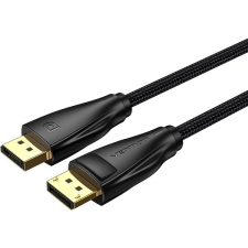 Vention Cotton Braided DP 1.4 (Display Port) 1.5m Black kábel és adapter