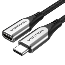 Vention Cotton Braided USB-C 3.1 Extension cable 1m Black kábel és adapter