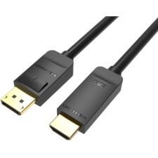  Vention Displayport 4K -> HDMI, (fekete), 1m, kábel - HAGBF kábel és adapter