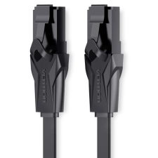 Vention Flat CAT6 UTP Patch Cord Cable, 8m, fekete (IBABK) kábel és adapter