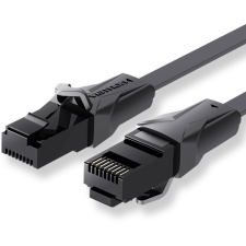 Vention Flat Cat.6 UTP Patch Cable, 20m, fekete (IBABQ) kábel és adapter