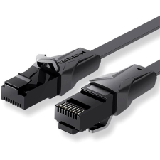 Vention Flat Cat.6 UTP Patch Cable, 25m, fekete kábel és adapter