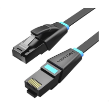 Vention Flat Cat.6 UTP Patch Cable, 5m, fekete kábel és adapter