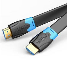 Vention Flat HDMI A male - HDMI A male cable 1,5m Black kábel és adapter