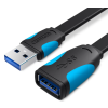 Vention Flat USB 3.0 extender Vention VAS-A13-B300 3m Black
