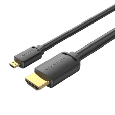 Vention HDMI-A - HDMI-D átalakító kábel 4K HD 3m fekete (AGIBI) (AGIBI) kábel és adapter