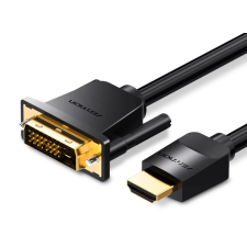 Vention hdmi - dvi, (fekete), 3m, kábel kábel és adapter