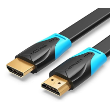 Vention HDMI, (lapos, fekete) , 1m, kábel kábel és adapter