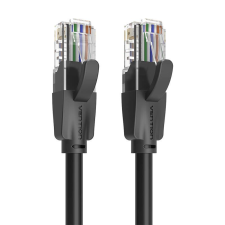 Vention IBEBQ hálózati kábel Fekete 20 M Cat6 U/UTP (UTP) (IBEBQ) kábel és adapter