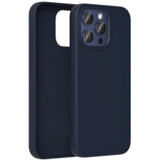Vention Liquid iPhone 14 Pro Max szilikon MagSafe tok - Midnight Blue tok és táska