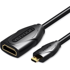 Vention Micro HDMI (M) to HDMI (F) Extension Cable / Adapter 1M Black kábel és adapter