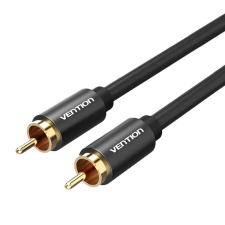 Vention RCA audio kábel 1m fekete (VAB-R09-B100) (VAB-R09-B100) kábel és adapter