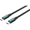 Vention Type-C (USB-C) 2.0 Male to USB-C Male Cable 0.5m Black PVC Type