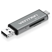 Vention USB2.0 többfunkciós kártyaolvasó szürke memóriakártya