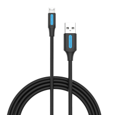 Vention USB 2.0 A to Micro-B 3A cable 0.5m Vention COLBD black kábel és adapter
