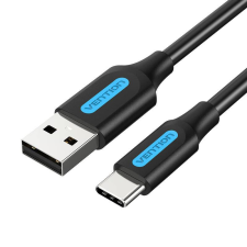 Vention USB 2.0 A - USB-C kábel 3A 2m fekete (COKBH) kábel és adapter