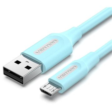 Vention USB 2.0 to Micro USB 2A Cable 2 m Light Blue kábel és adapter