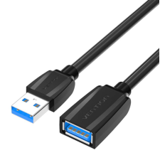 Vention usb 3.0, (hosszabbító, fekete), 1,5m, kábel kábel és adapter