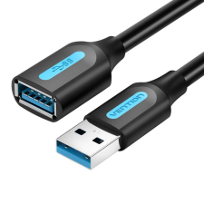 Vention USB 3.0 hosszabító kábel 3m fekete (CBHBI) (CBHBI) kábel és adapter