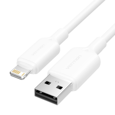 Vention USB-A 2.0 -> Lightning, (2,4A, fehér) 2m, kábel kábel és adapter