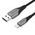 Vention USB-A - Lightning kábel 2.4A 1m fekete (LABHF) (LABHF)