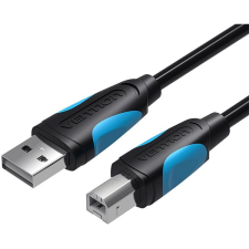 Vention USB-A to USB-B Print Cable 5m Black kábel és adapter