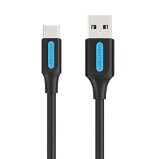 Vention USB-A - USB-C adat,- és töltőkábel 0,5m fekete (COKBD) (COKBD) mobiltelefon kellék