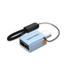 Vention USB-C 3.1/M -&gt; USB-A alu adapter (szürke) (CUBH0) kábel és adapter