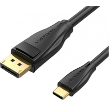  Vention USB-C -> Displayport, (fekete), 2m, kábel kábel és adapter