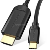 Vention USB-C -> HDMI 1,5m kábel (fekete) (CGUBG)